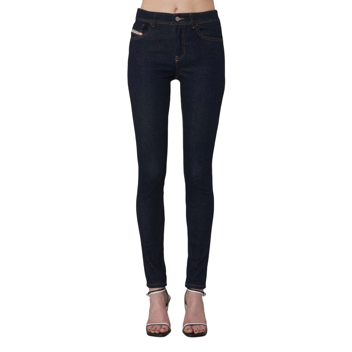 Denim - Front - Diesel Womens-Ladies 2017 Slandy Slim Jeans