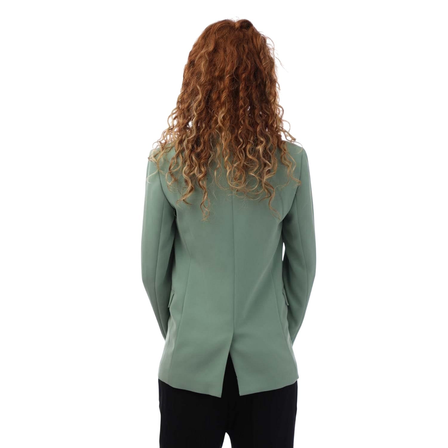 Green - Back - Boss Womens-Ladies Jocaluah Blazer