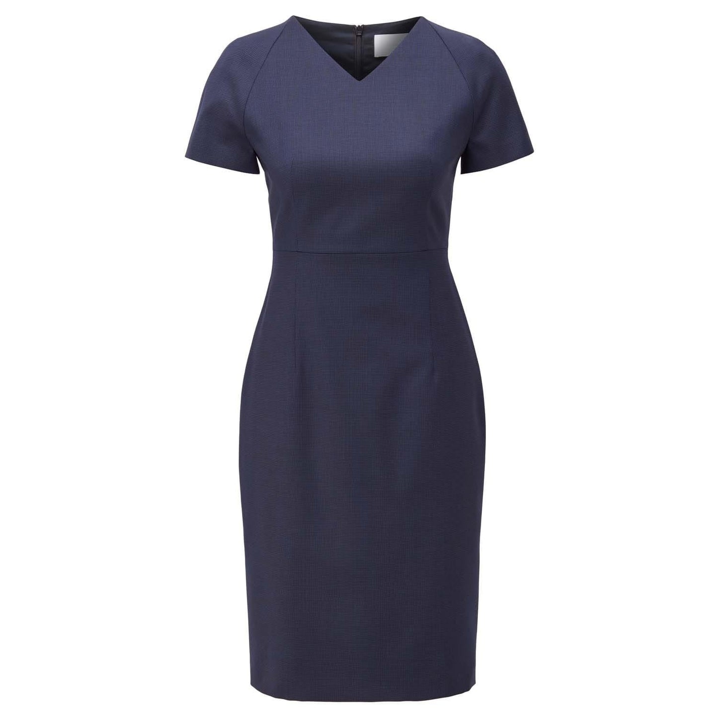 Navy - Front - Boss Womens-Ladies Deitua Dress