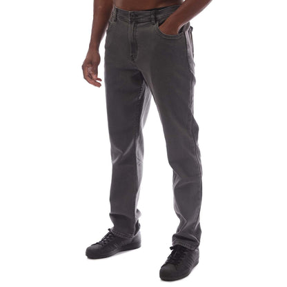 Charcoal - Front - Timberland Mens Washed Stretch Jeans