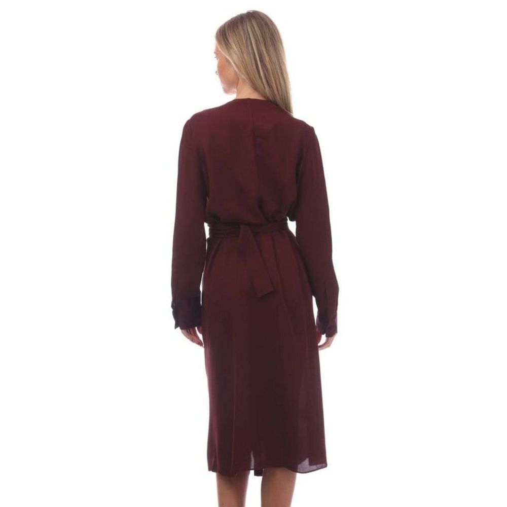 Red - Back - Boss Womens-Ladies Dibanora1 Dress