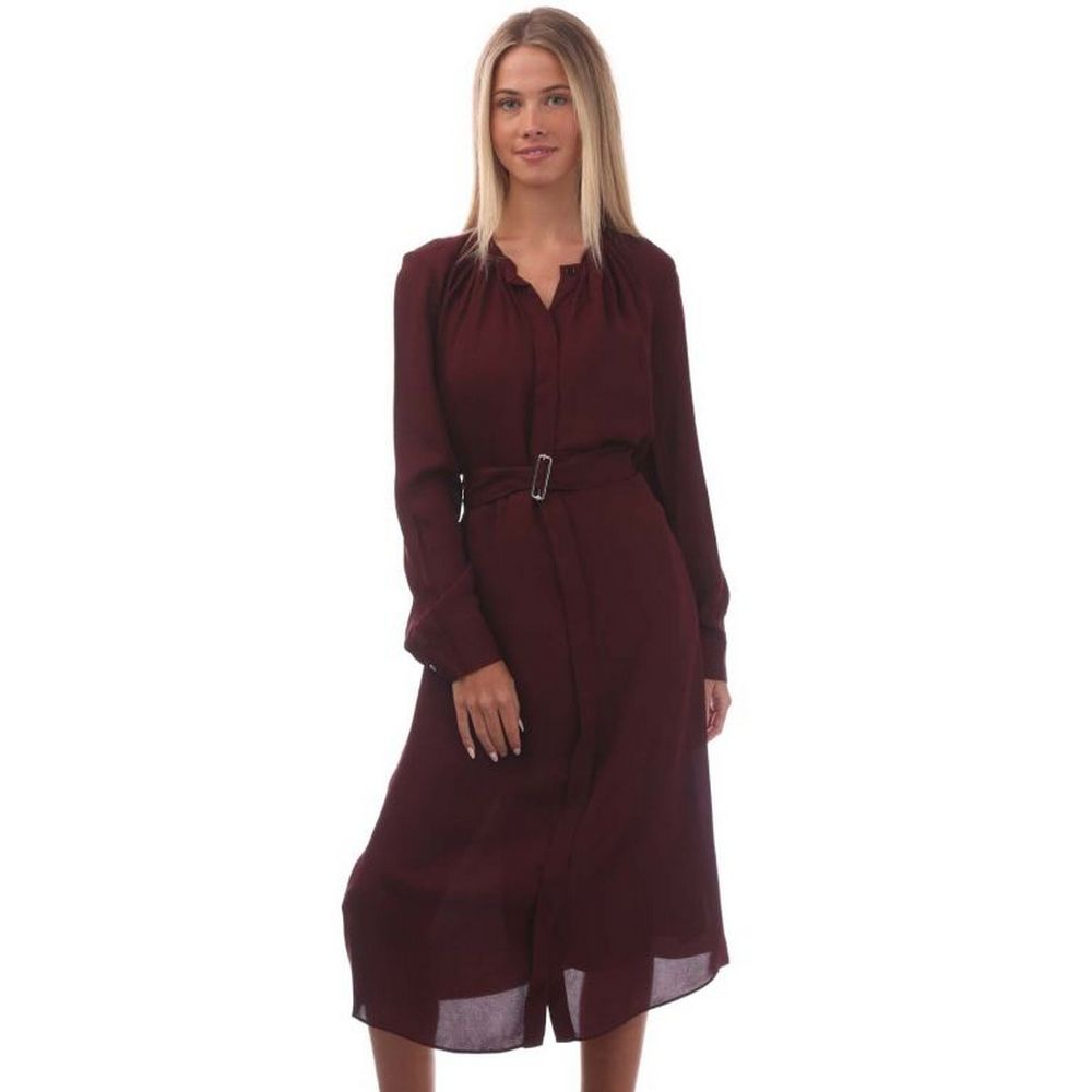 Red - Lifestyle - Boss Womens-Ladies Dibanora1 Dress