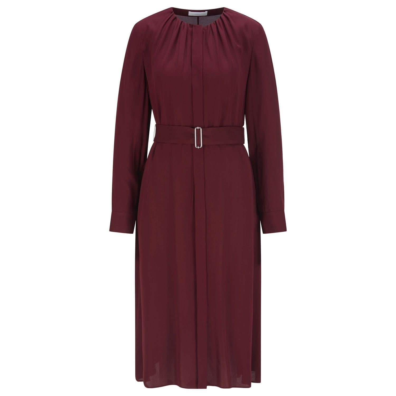 Red - Front - Boss Womens-Ladies Dibanora1 Dress