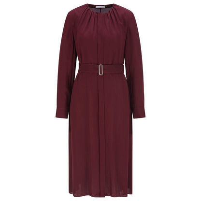 Red - Front - Boss Womens-Ladies Dibanora1 Dress