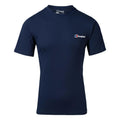 Dark Blue - Front - Berghaus Mens Logo Organic Classic T-Shirt