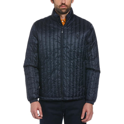 Dark Sapphire - Front - Original Penguin Mens Quilted Jacket