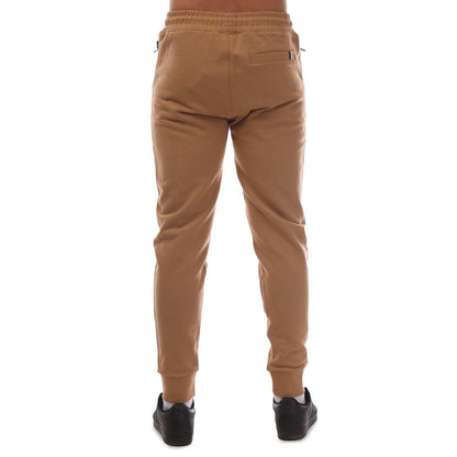 Beige - Back - Boss Mens Lamont 124 Jogging Bottoms