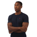 Navy-Grey - Side - Farah Mens Balpine Loungewear Set