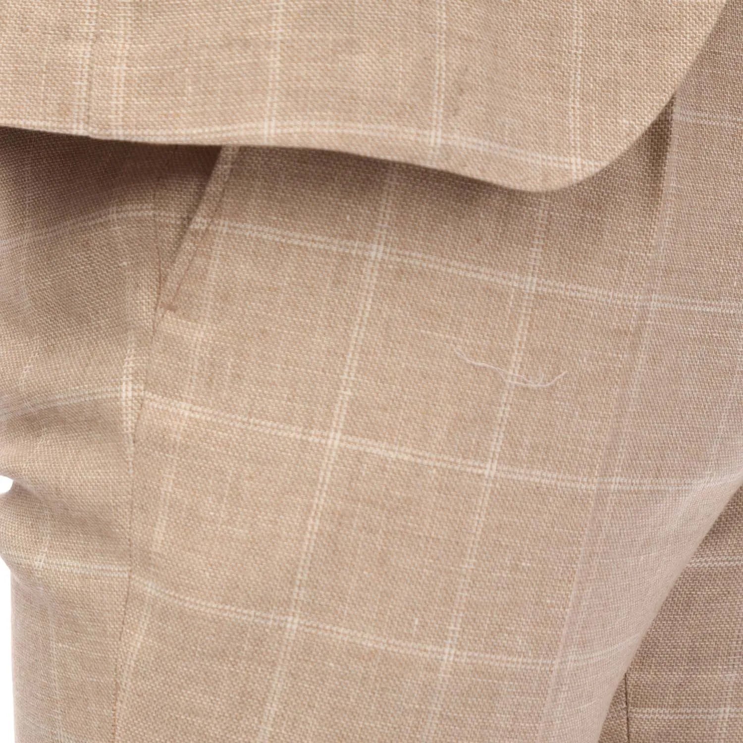 Beige-White - Side - Boss Mens H-Louis Trousers