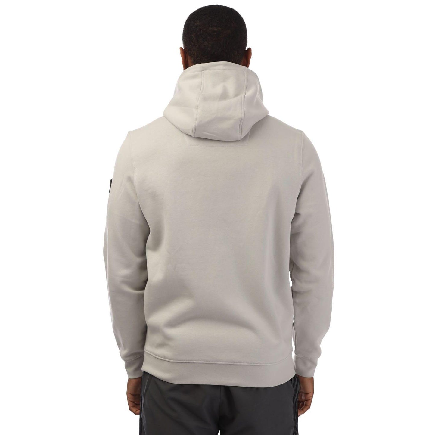 Light Grey - Back - Weekend Offender Mens Daponte Full Zip Hoodie