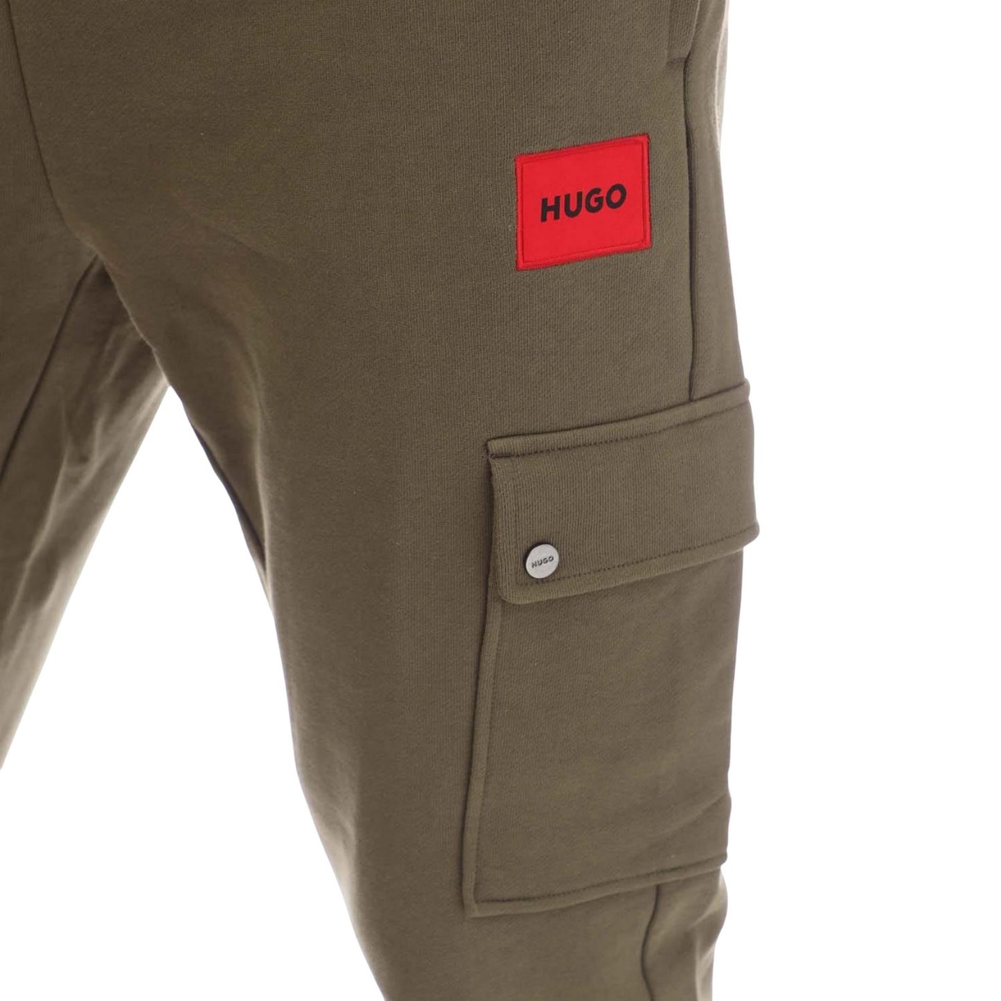 Beige - Side - Hugo Boss Mens Dwellroom Jogging Bottoms