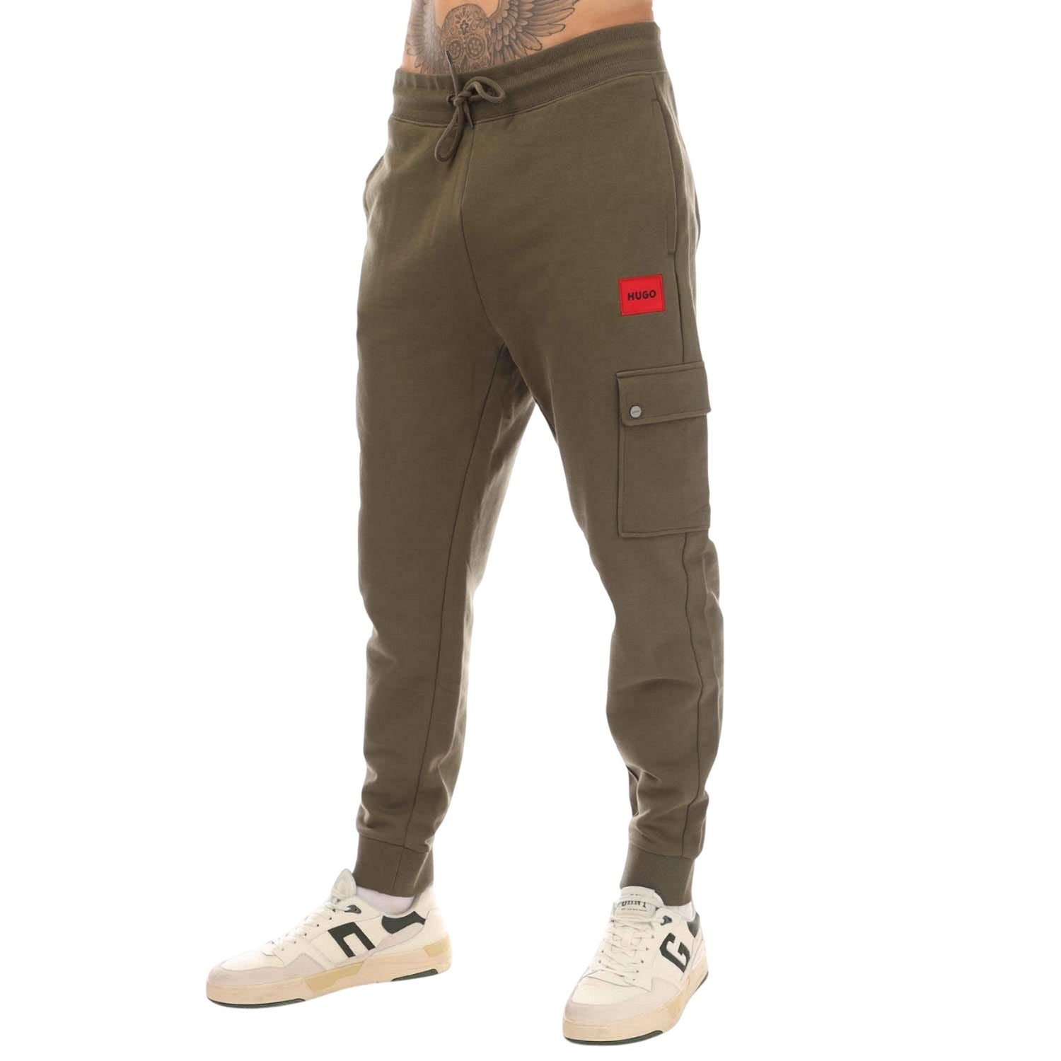 Beige - Lifestyle - Hugo Boss Mens Dwellroom Jogging Bottoms