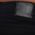 Black - Side - Crosshatch Mens Buraca Slim Jeans