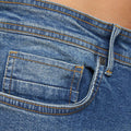 Stone Wash - Side - Crosshatch Mens Buraca Slim Jeans