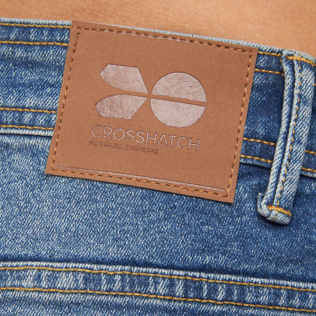 Stone Wash - Lifestyle - Crosshatch Mens Buraca Slim Jeans