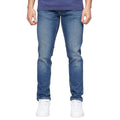 Stone Wash - Front - Crosshatch Mens Buraca Slim Jeans