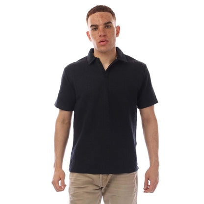 Navy - Front - Luke 1977 Mens El Rama Knitted Polo Shirt