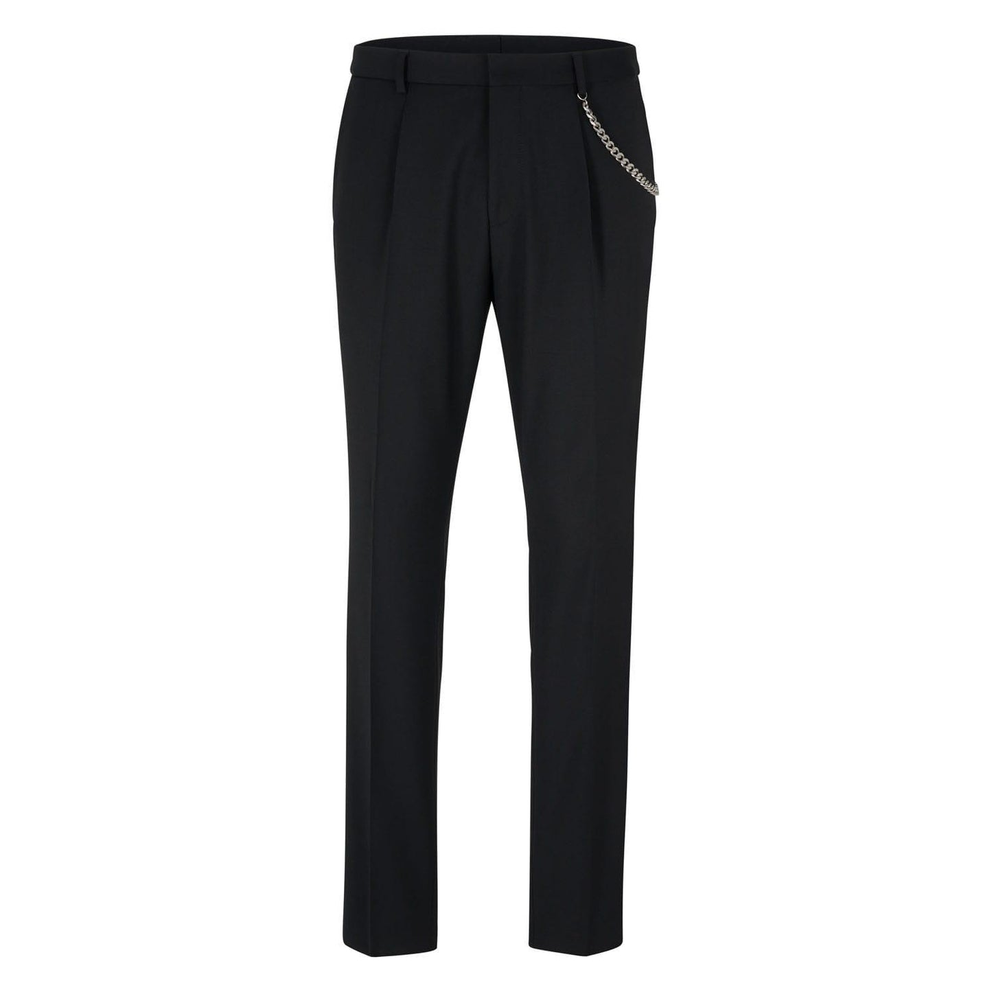 Black - Front - Hugo Mens Hesten231E1X Trousers