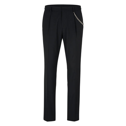 Black - Front - Hugo Mens Hesten231E1X Trousers