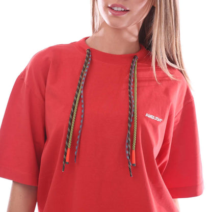 Red - Lifestyle - Ambush Womens-Ladies Multicord T-Shirt