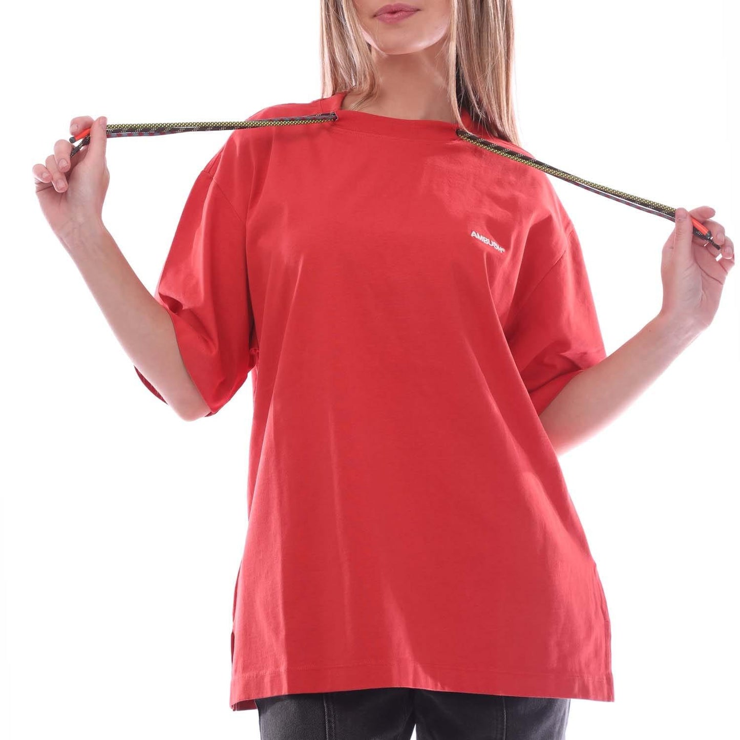 Red - Side - Ambush Womens-Ladies Multicord T-Shirt
