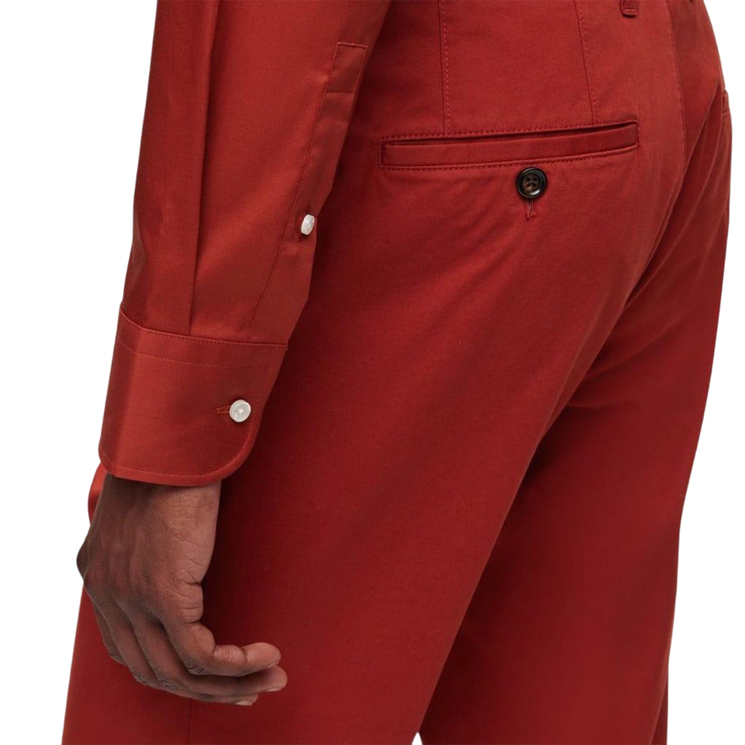 Red - Side - Hugo Boss Mens C-Genius Trousers