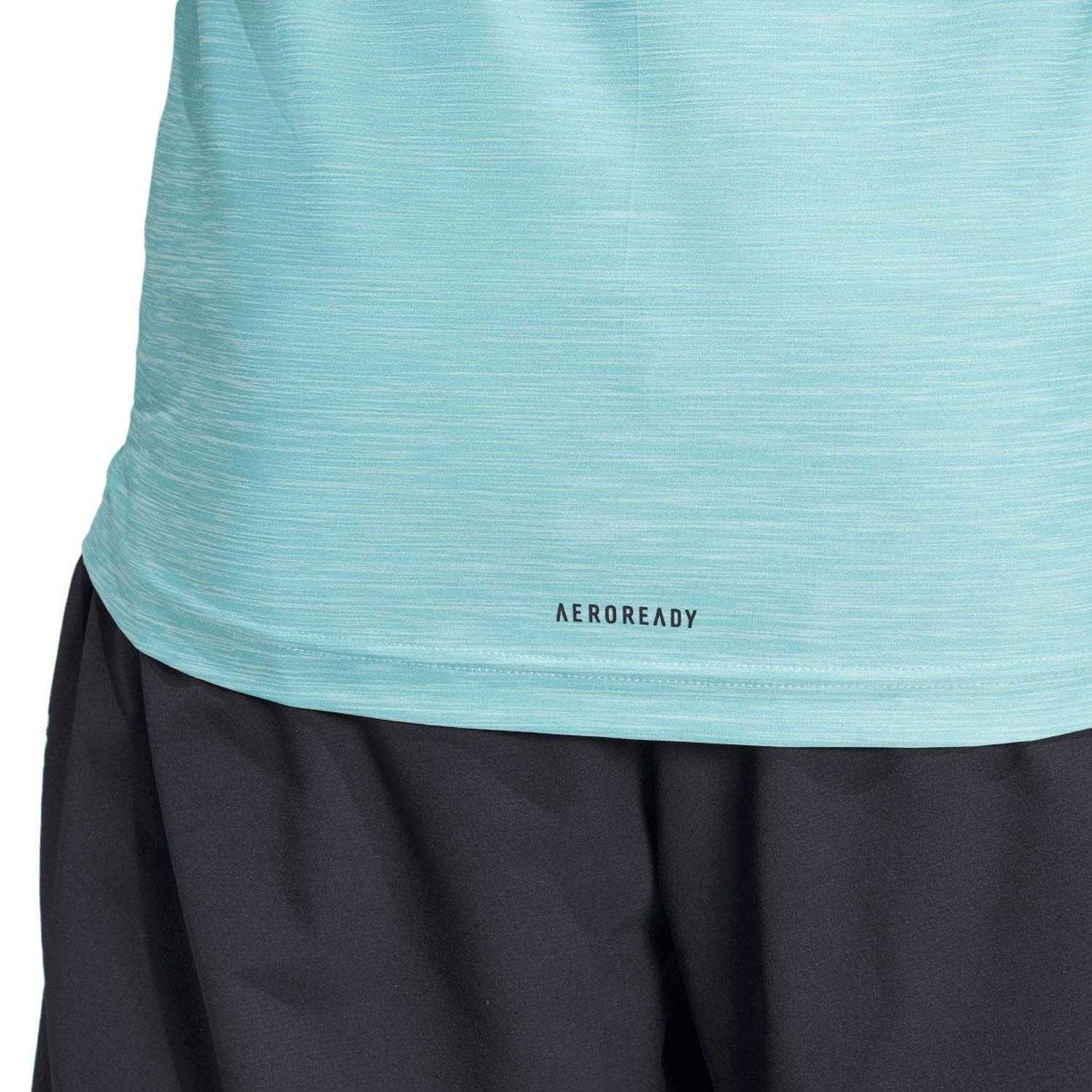 Light Blue - Lifestyle - Adidas Mens Gym+ Quarter Zip Training Pullover