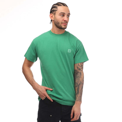 Green - Front - Ambush Mens Monogram Patch T-Shirt