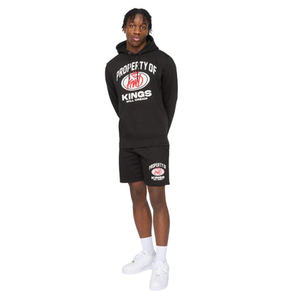 Black - Pack Shot - Kings Will Dream Mens Prop Sweat Shorts