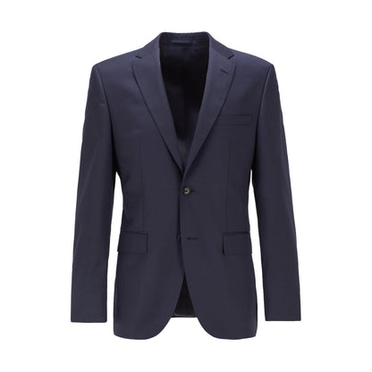 Dark Blue - Front - Boss Mens Johnstons1 Blazer