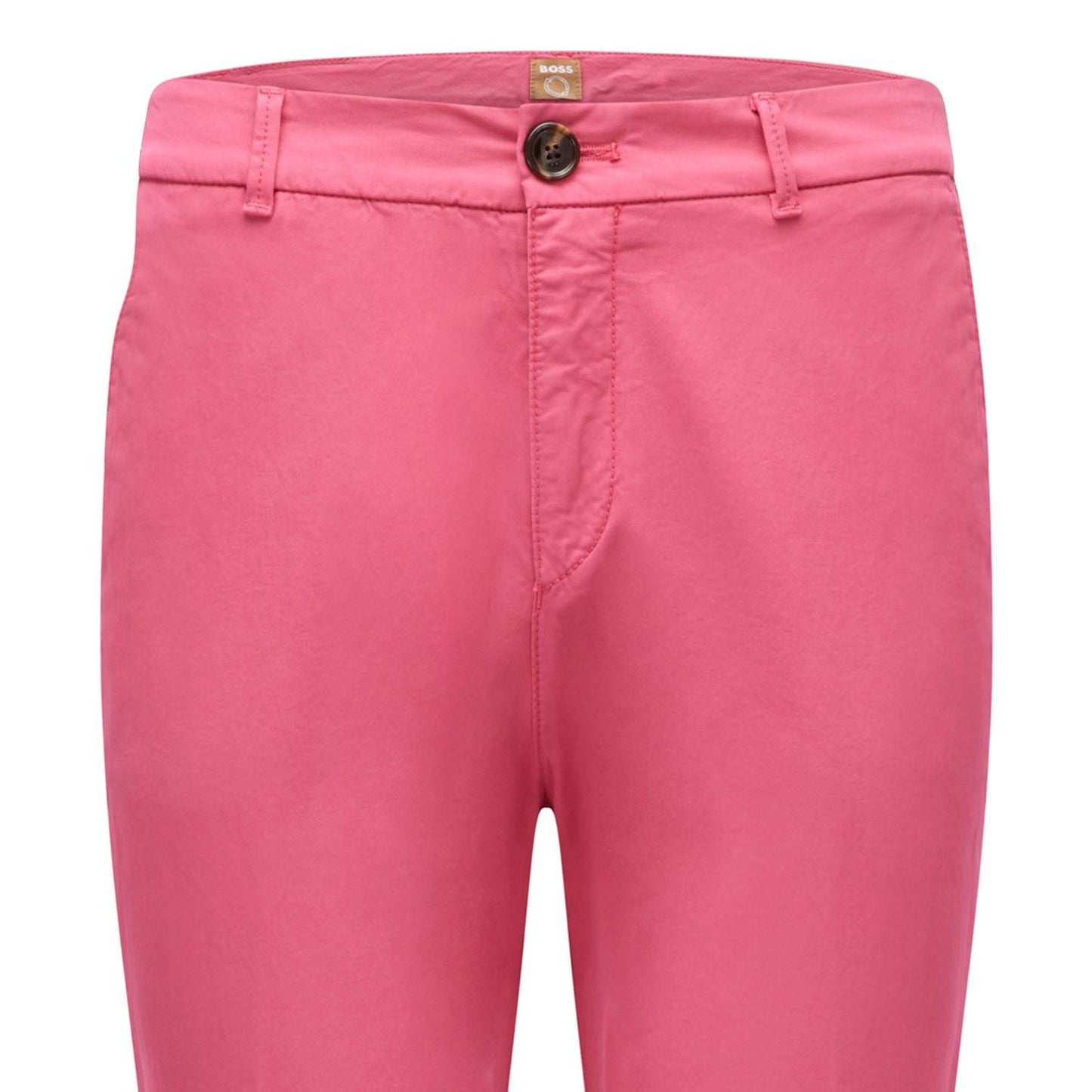 Dark Pink - Back - Boss Womens-Ladies C_Tachini2-D Trousers