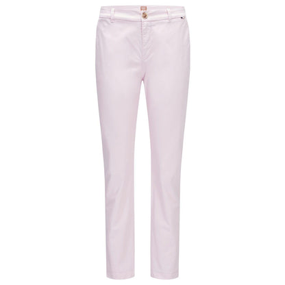 Light Pink - Front - Boss Womens-Ladies C_Tachini2-D Trousers