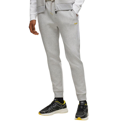 Light Grey - Lifestyle - Hugo Boss Mens Hadiko 1 Side Stripe Jogging Bottoms