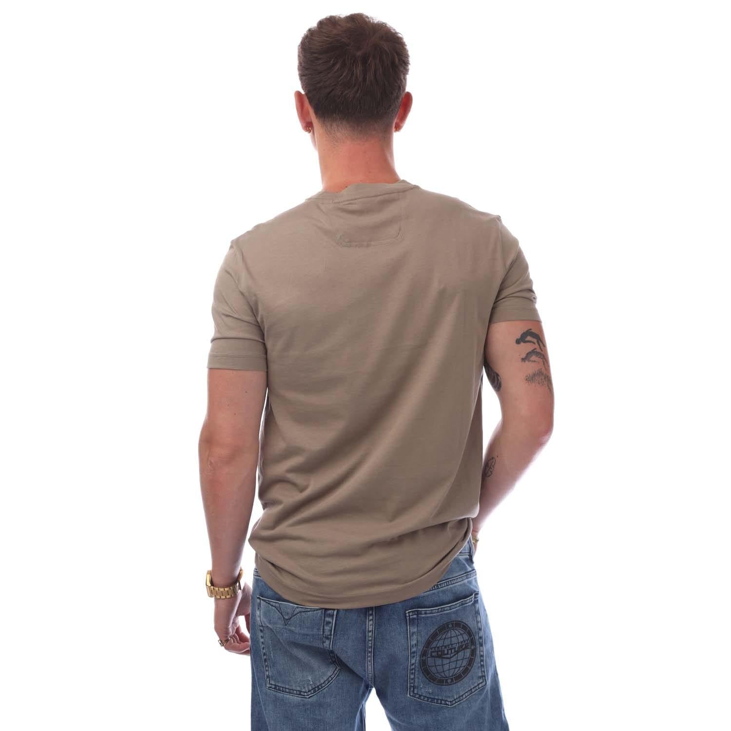 Green - Back - Hugo Boss Mens Logo T-Shirt