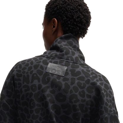 Black - Lifestyle - Boss Mens Naomi X Animal Print Sweatshirt