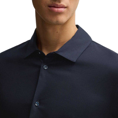 Dark Blue - Side - Boss Mens H-Paver 17 Slim Shirt