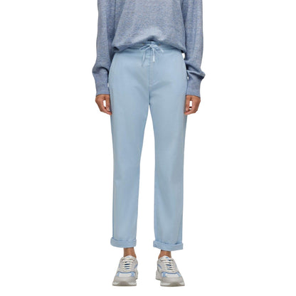 Blue - Lifestyle - Boss Womens-Ladies C Tapata-D Trousers