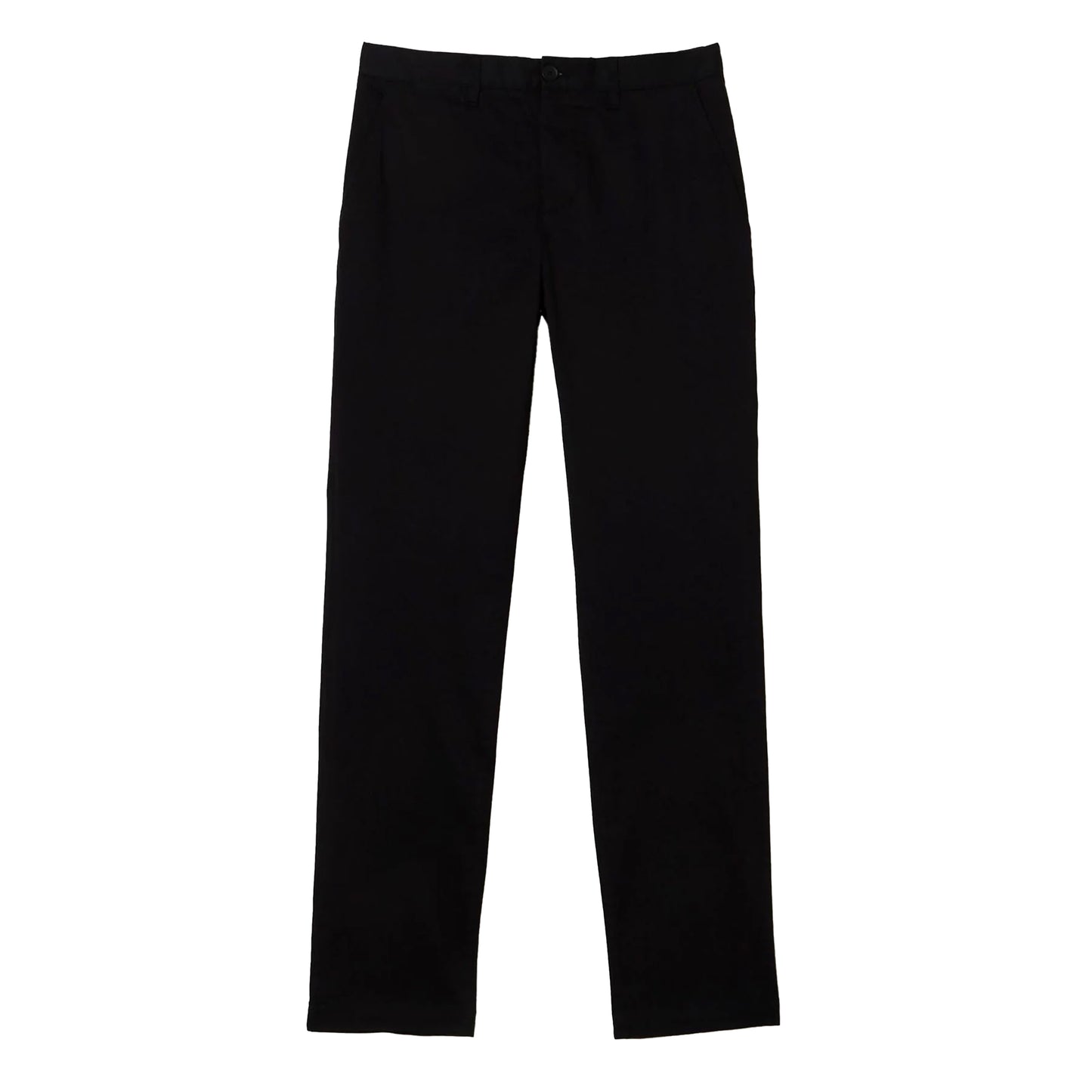 Black - Front - Lacoste Mens Cotton Stretch Slim Chinos