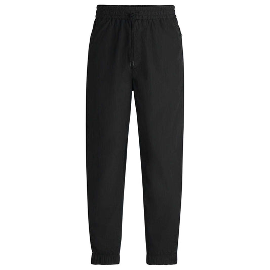 Black - Front - Boss Mens Sracky2 Relaxed Fit Trousers