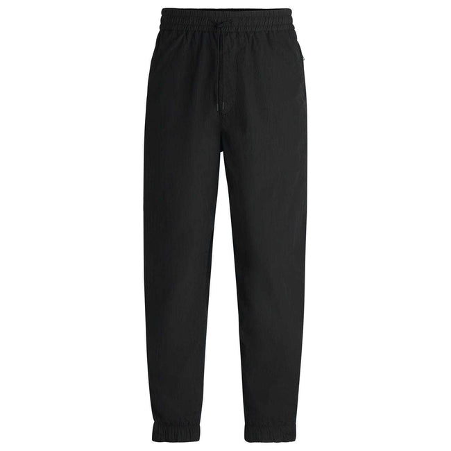 Black - Front - Boss Mens Sracky2 Relaxed Fit Trousers