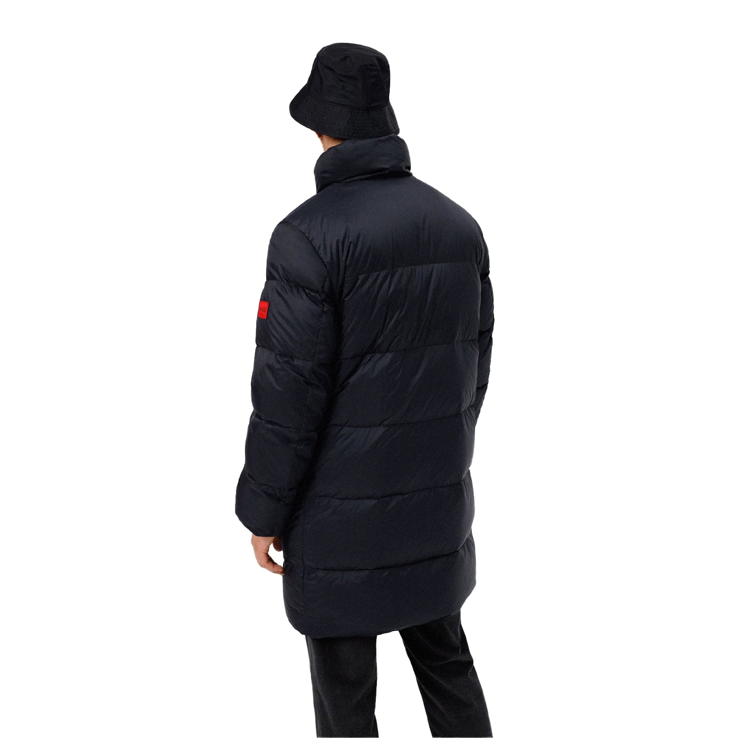 Black - Back - Hugo Boss Mens Magnus Coat