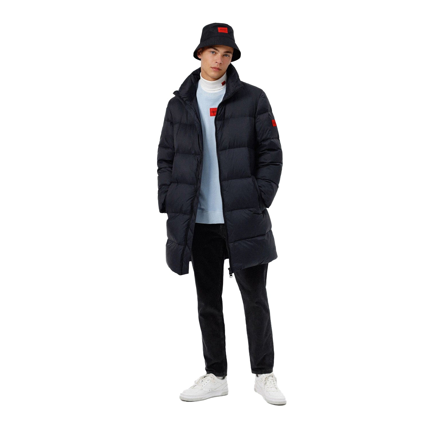 Black - Lifestyle - Hugo Boss Mens Magnus Coat