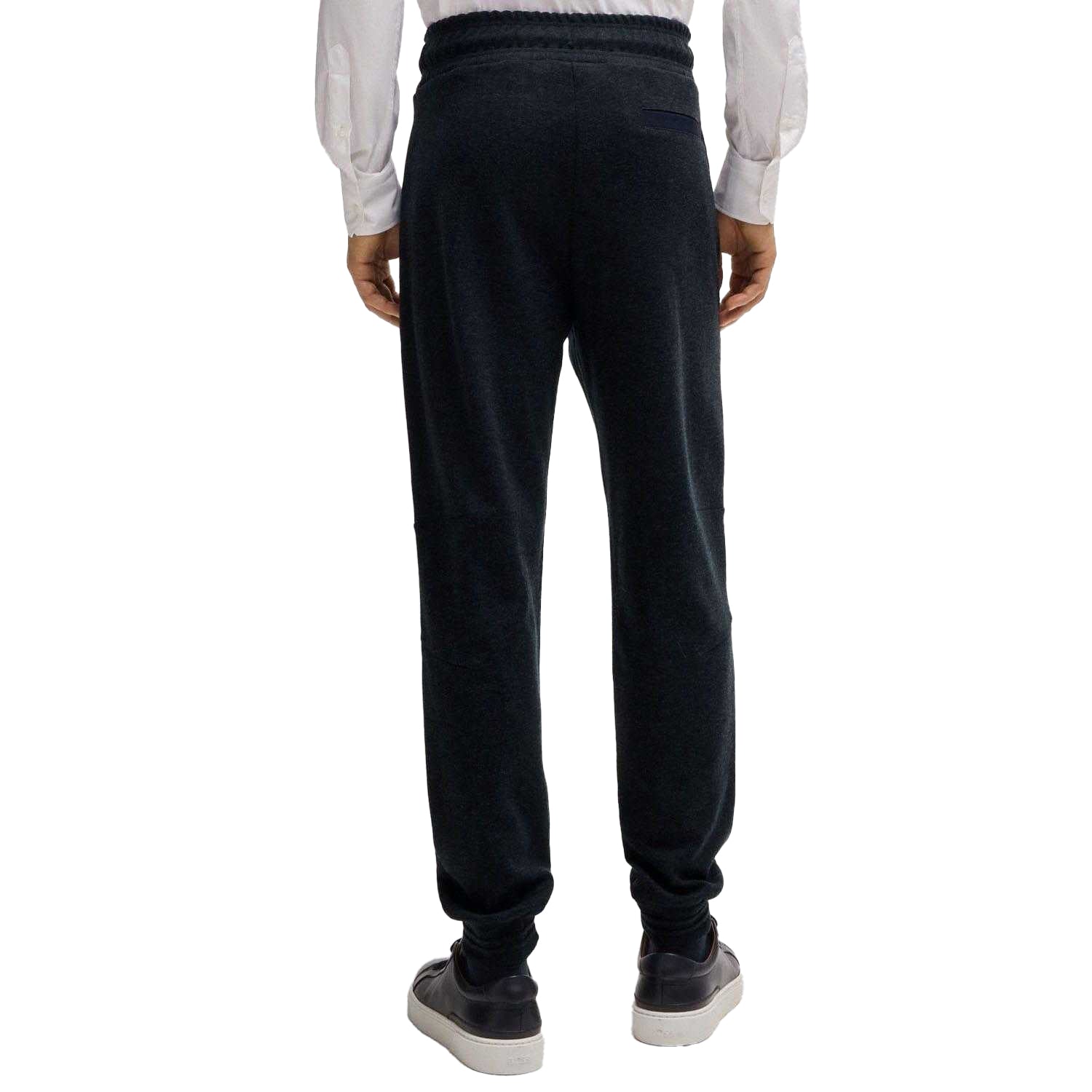 Dark Blue - Back - Boss Mens P-Lamont 290 Regular Jogging Bottoms