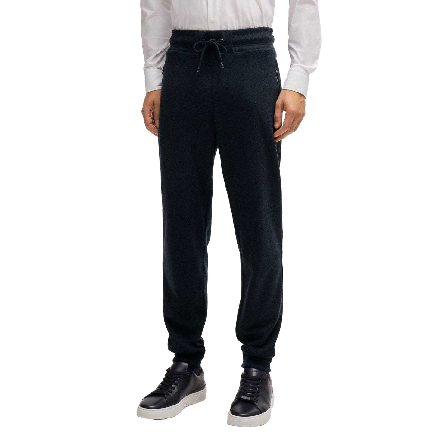 Dark Blue - Lifestyle - Boss Mens P-Lamont 290 Regular Jogging Bottoms