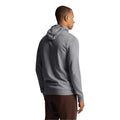Grey - Back - Lyle & Scott Mens Full Zip Hoodie
