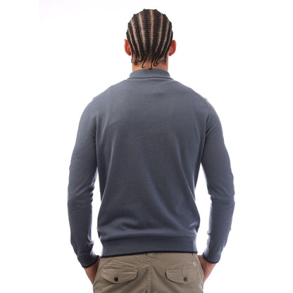Blue - Back - Boss Mens T-Utrillo Sweater Top