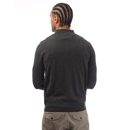 Grey - Back - Boss Mens T-Utrillo Sweater Top