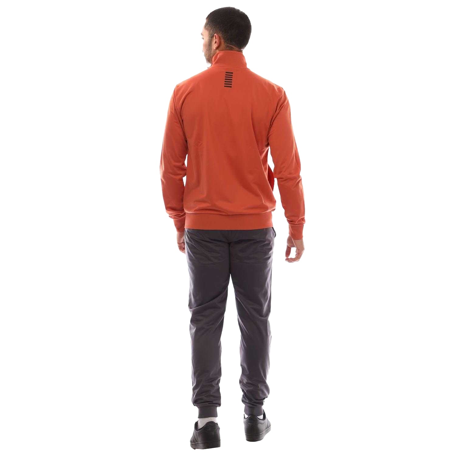 Orange - Back - Emporio Armani Mens Logo Tracksuit