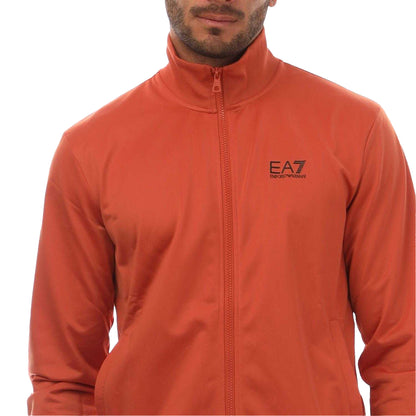 Orange - Side - Emporio Armani Mens Logo Tracksuit