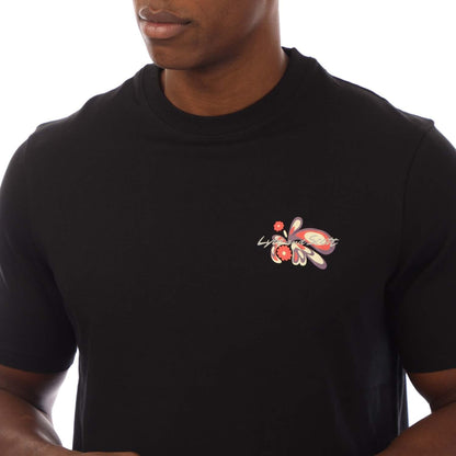 Black - Side - Lyle & Scott Mens Graphic T-Shirt